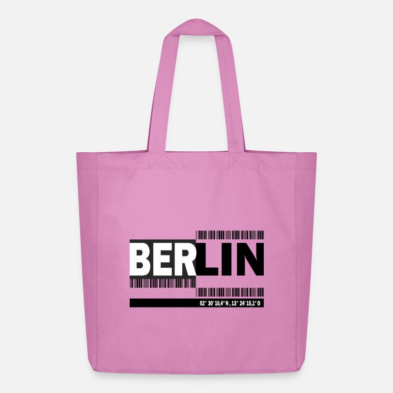 BERLIN - Barcode - Midweight recycelter Stoffbeutel von Stanley/Stella - Pink