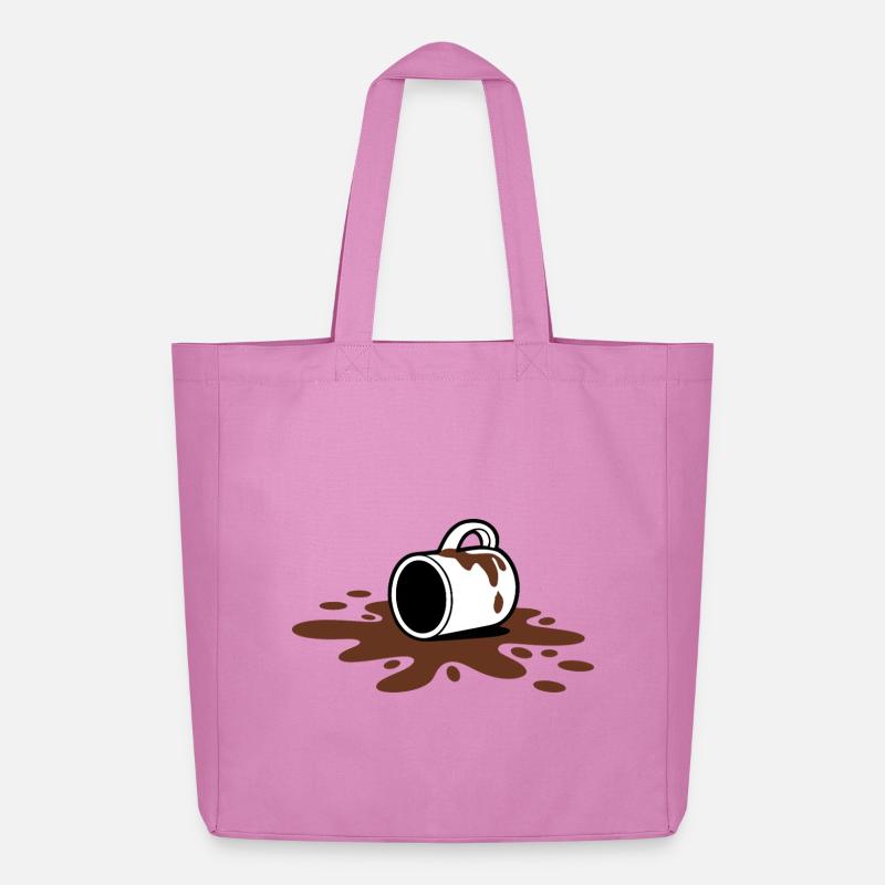 Kaffee Verschütteter - Midweight recycelter Stoffbeutel von Stanley/Stella - Pink