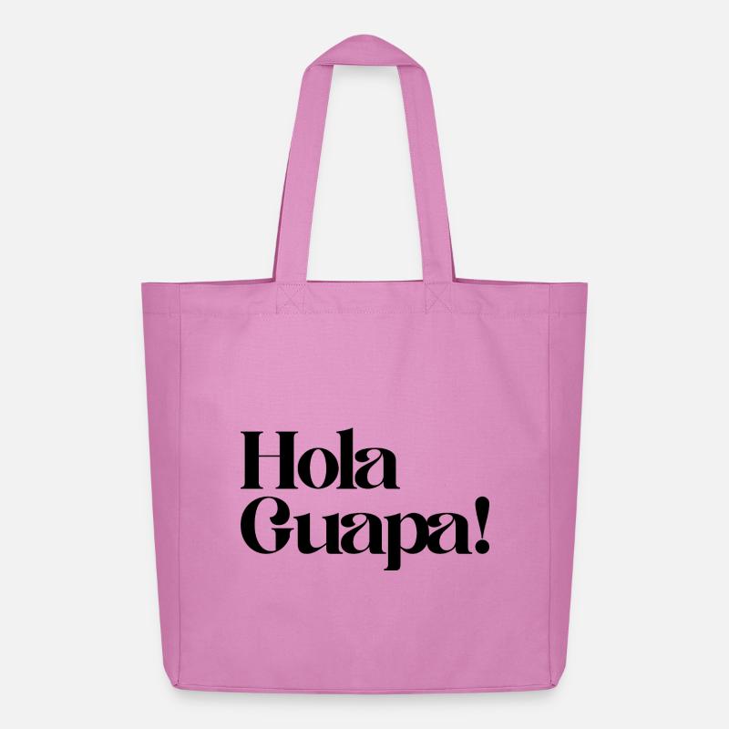Hola Guapa! - Midweight recycelter Stoffbeutel von Stanley/Stella - Pink