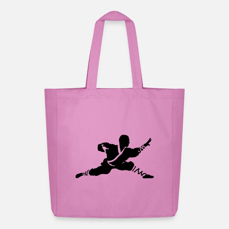 Kung fu Shaolin - Midweight Recycled Tote Bag by Stanley/Stella - pink