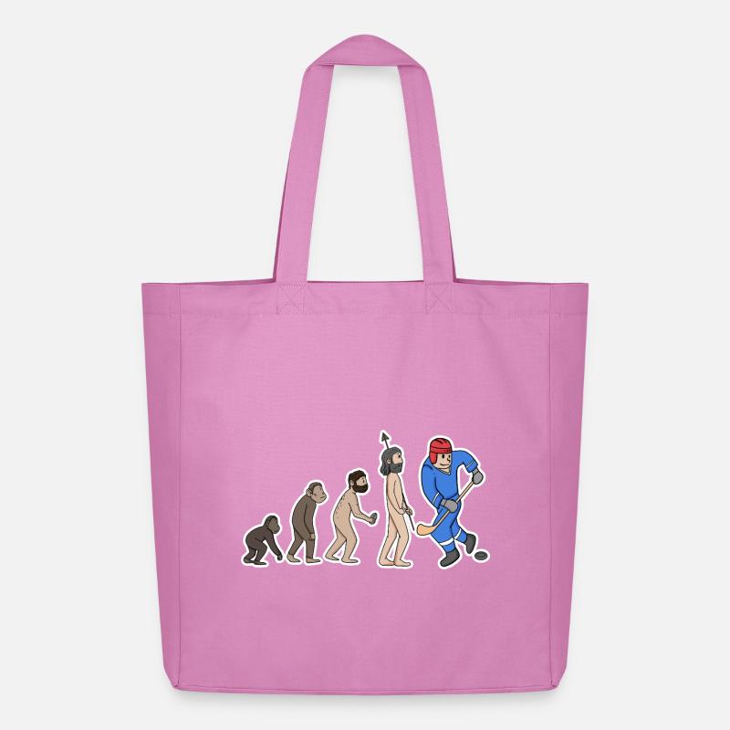 Evolution Eishockeyspieler  - Midweight recycelter Stoffbeutel von Stanley/Stella - Pink