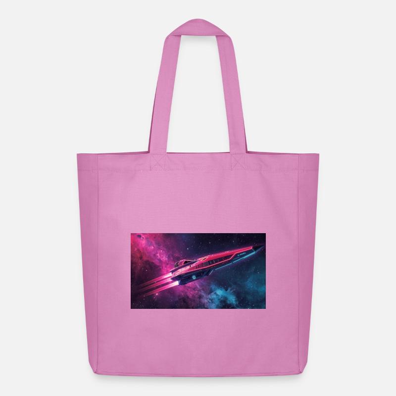 Raumschiff - Midweight recycelter Stoffbeutel von Stanley/Stella - Pink