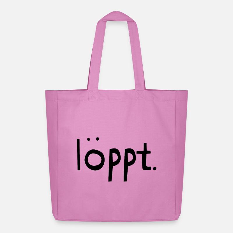 Loeppt-schwarz - Midweight recycelter Stoffbeutel von Stanley/Stella - Pink
