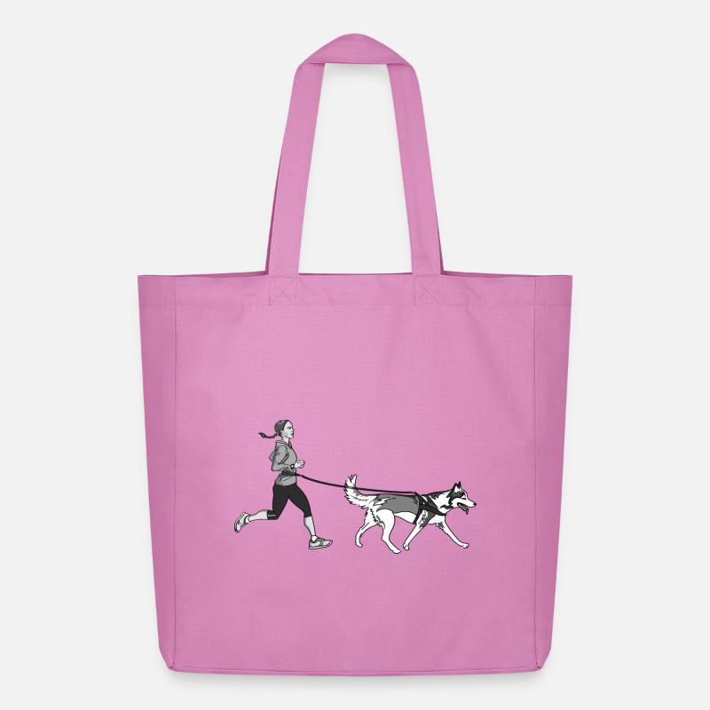 Canicross - Midweight recycelter Stoffbeutel von Stanley/Stella - Pink