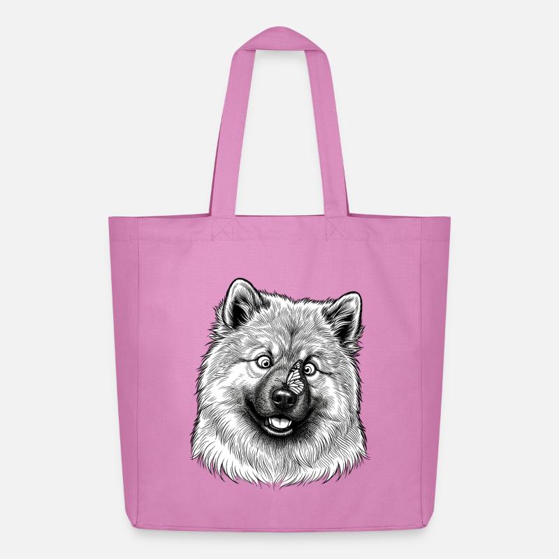 Eurasier | Butterfly - Midweight recycelter Stoffbeutel von Stanley/Stella - Pink