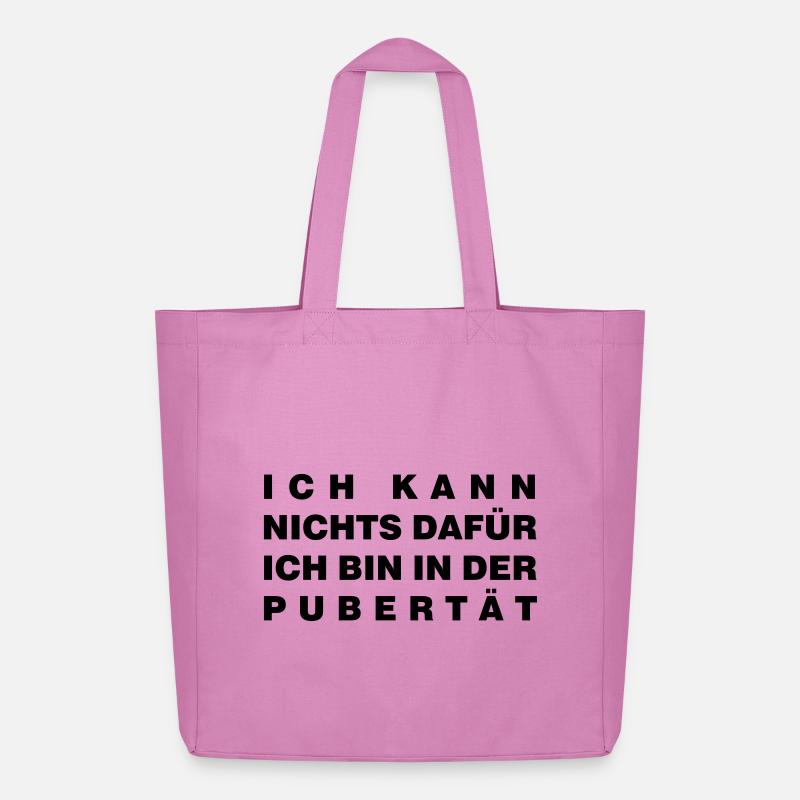 Pubertät - Midweight recycelter Stoffbeutel von Stanley/Stella - Pink
