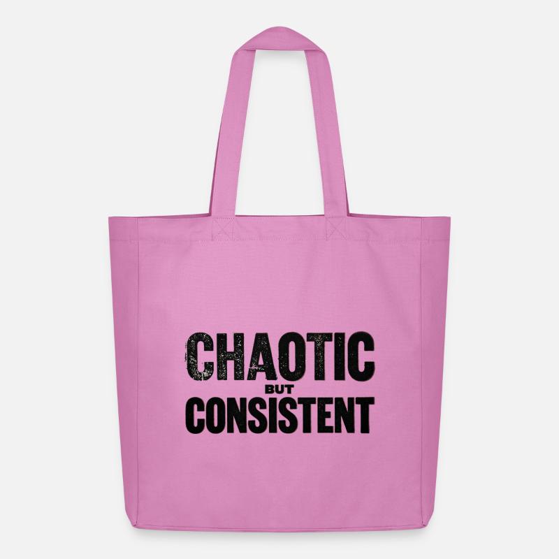 chaotic-but-consistent - Midweight recycelter Stoffbeutel von Stanley/Stella - Pink