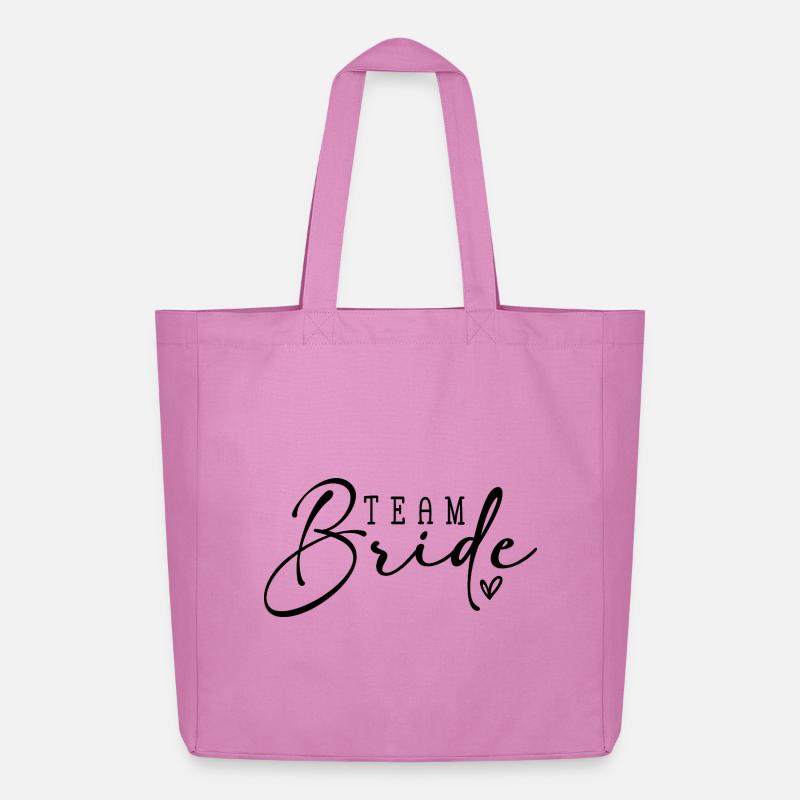 Team Bride - Midweight recycelter Stoffbeutel von Stanley/Stella - Pink