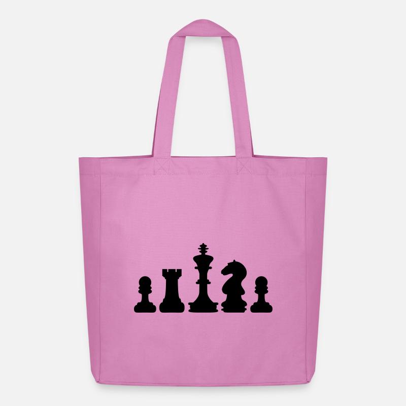 Schach - Midweight recycelter Stoffbeutel von Stanley/Stella - Pink
