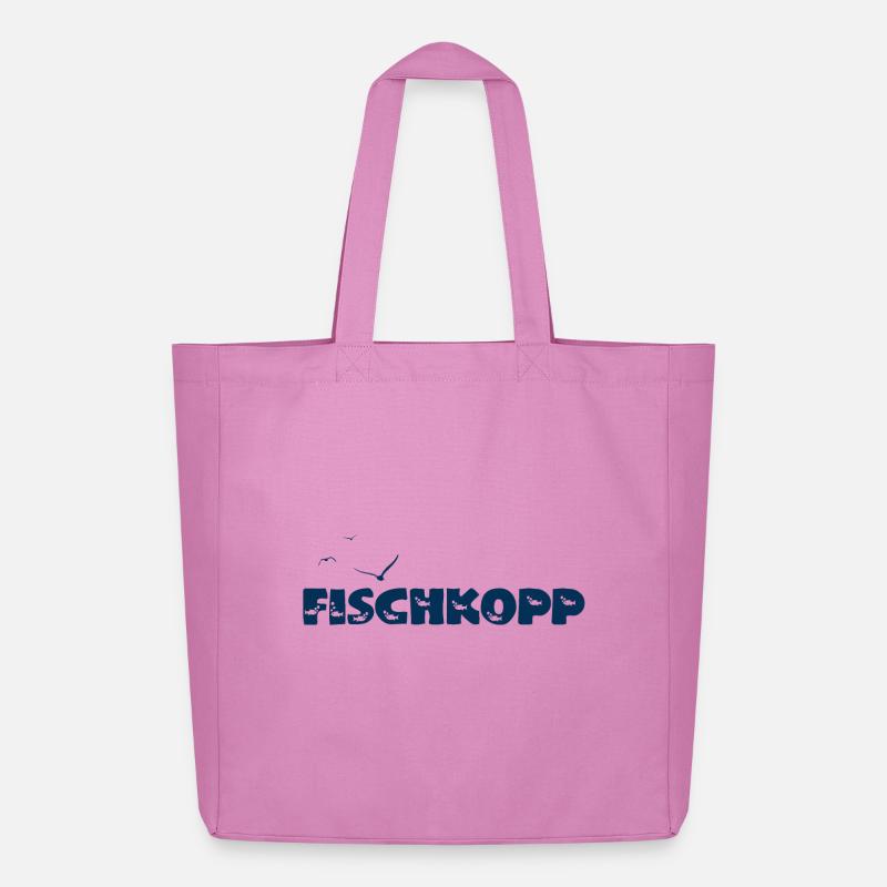 Fischkopp - Midweight recycelter Stoffbeutel von Stanley/Stella - Pink