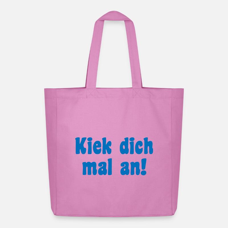 Modell Spruch Berliner - Midweight recycelter Stoffbeutel von Stanley/Stella - Pink