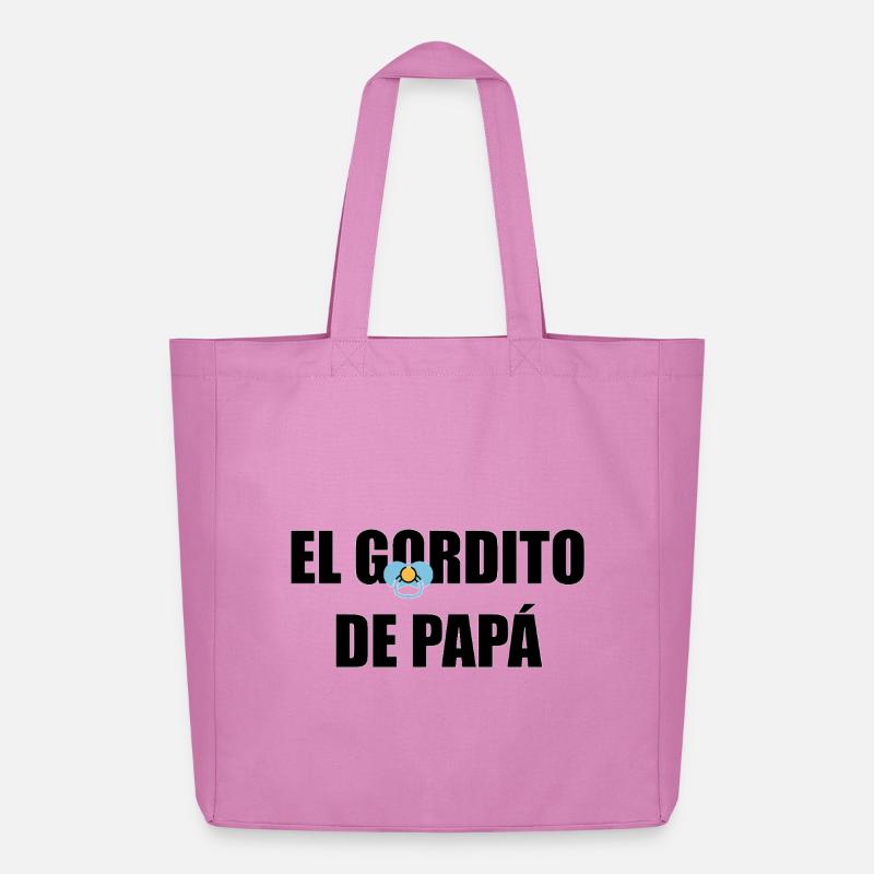 Daddy's Chubby in SCHWARZ - Midweight recycelter Stoffbeutel von Stanley/Stella - Pink