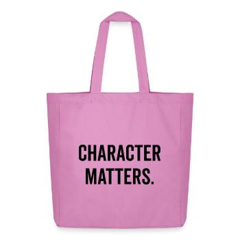Character Matters - Midweight Recycled Tote Bag by Stanley/Stella - pink - Front