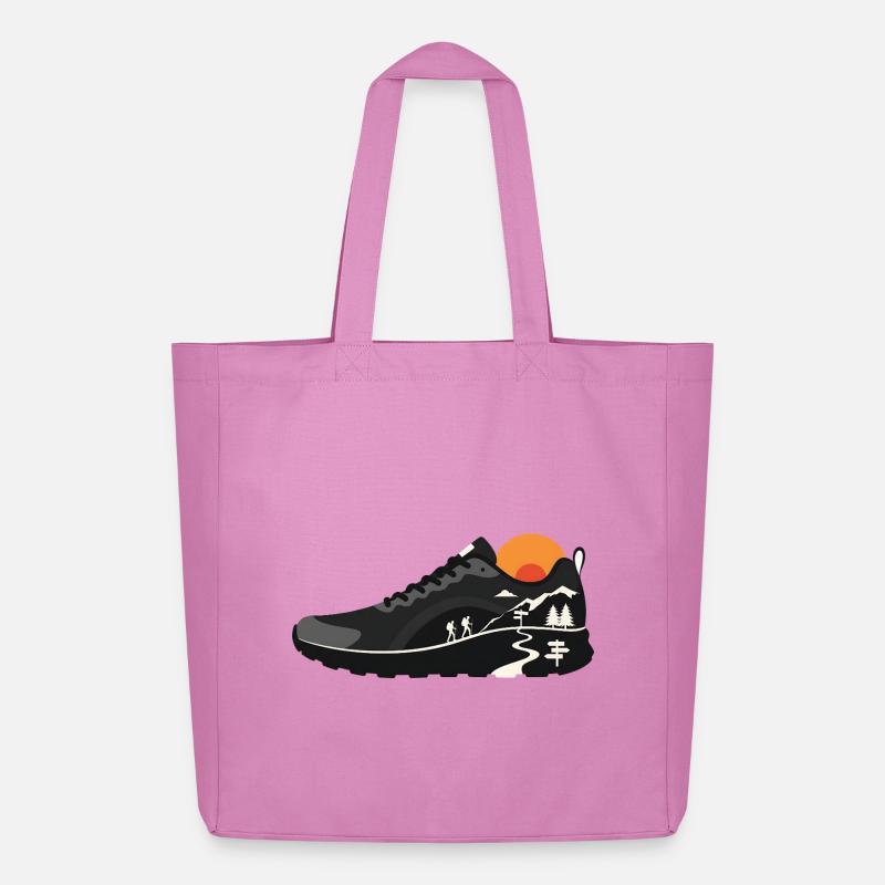 Mountain Trail Wanderschuh-Design - Midweight recycelter Stoffbeutel von Stanley/Stella - Pink
