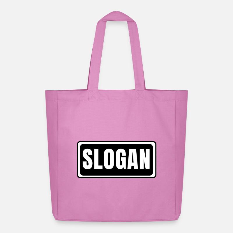 Slogan - Midweight recycelter Stoffbeutel von Stanley/Stella - Pink