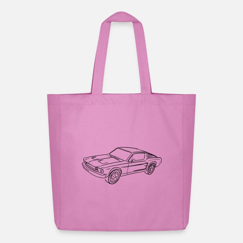 black - Midweight recycelter Stoffbeutel von Stanley/Stella - Pink