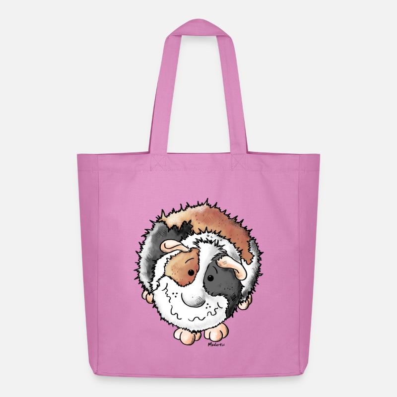 Drolliges Meerschwein - Midweight recycelter Stoffbeutel von Stanley/Stella - Pink