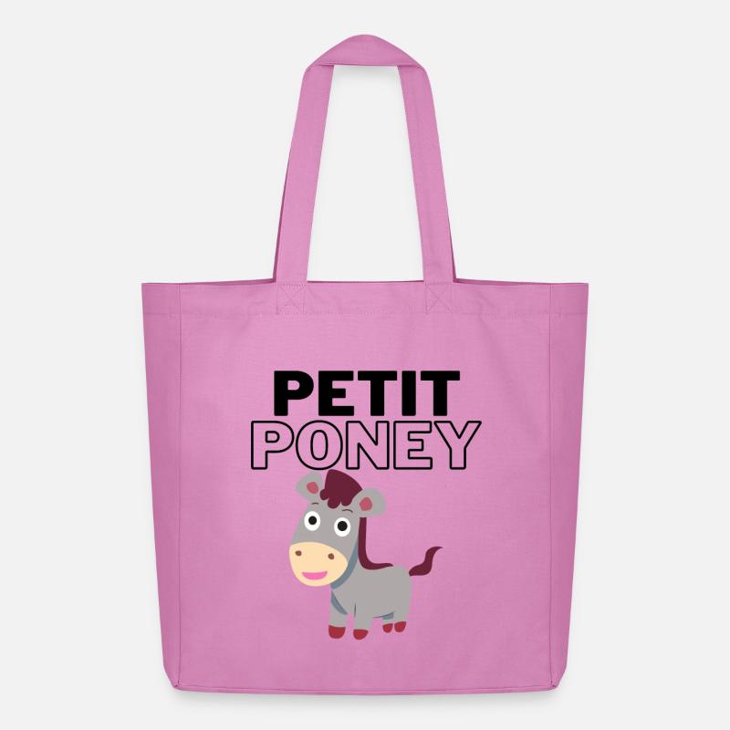 Kleines Pony - Midweight recycelter Stoffbeutel von Stanley/Stella - Pink