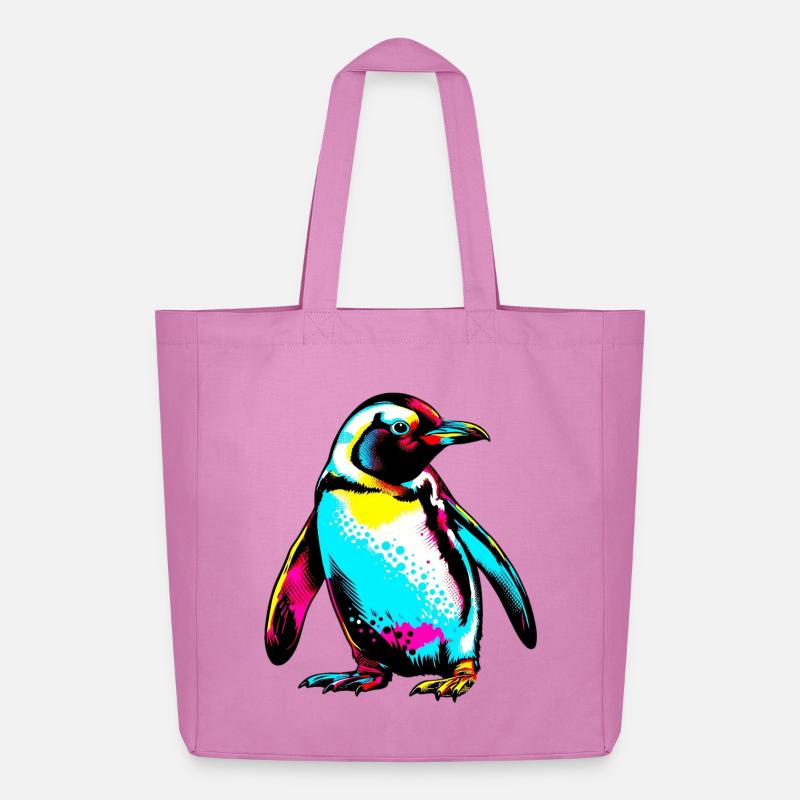 Pinguin - Midweight recycelter Stoffbeutel von Stanley/Stella - Pink