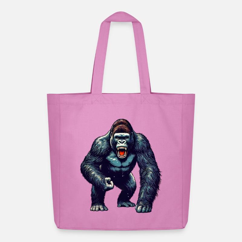 Gorilla - Midweight recycelter Stoffbeutel von Stanley/Stella - Pink