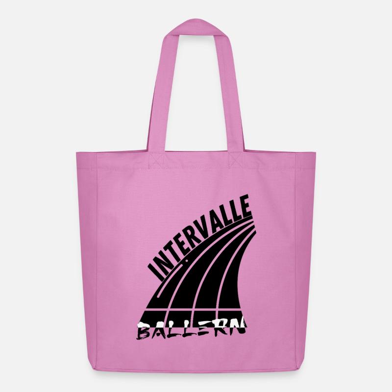 Tempo ohne Grenzen. Intervalle machen Dich schnell - Midweight recycelter Stoffbeutel von Stanley/Stella - Pink
