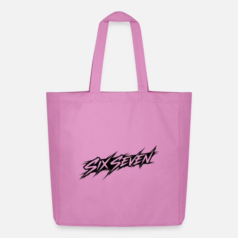 Six seven meme - Midweight recycelter Stoffbeutel von Stanley/Stella - Pink