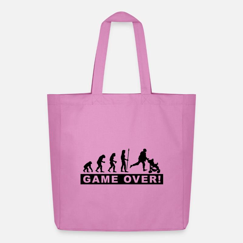 evolution_daddy - Tote bag Stanley/Stella Midweight recyclé - rose