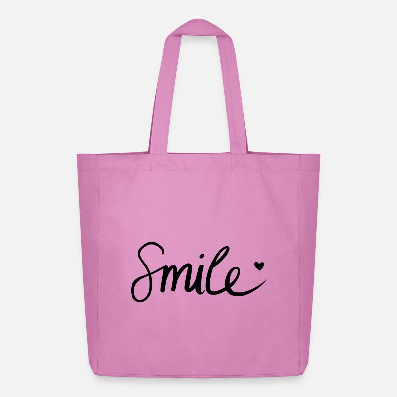 Smile! - Midweight recycelter Stoffbeutel von Stanley/Stella - Pink