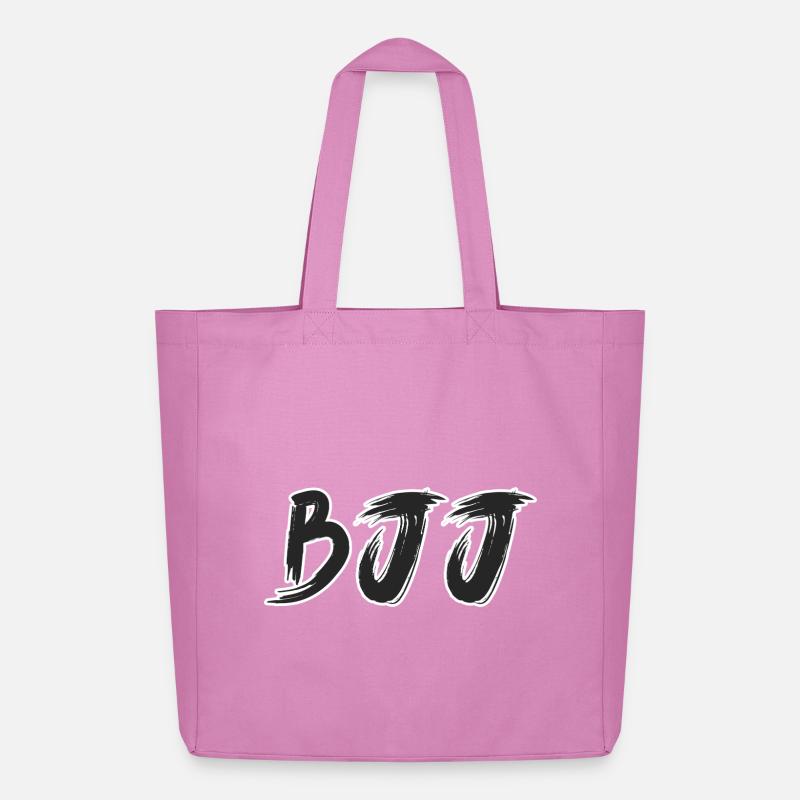 BJJ Schwarzer Gürtel – Jiu Jitsu Rang Design - Midweight recycelter Stoffbeutel von Stanley/Stella - Pink