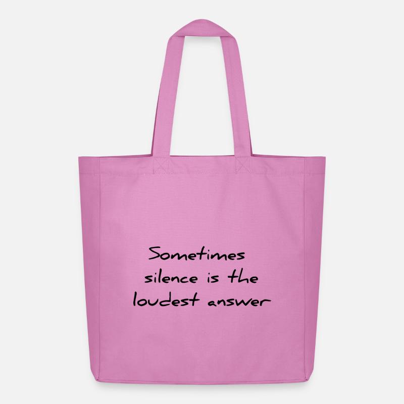 Spruch englisch - Midweight recycelter Stoffbeutel von Stanley/Stella - Pink