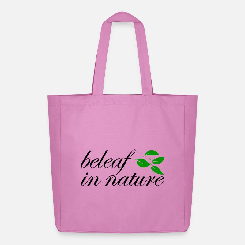 beleaf in nature - Midweight recycelter Stoffbeutel von Stanley/Stella - Pink
