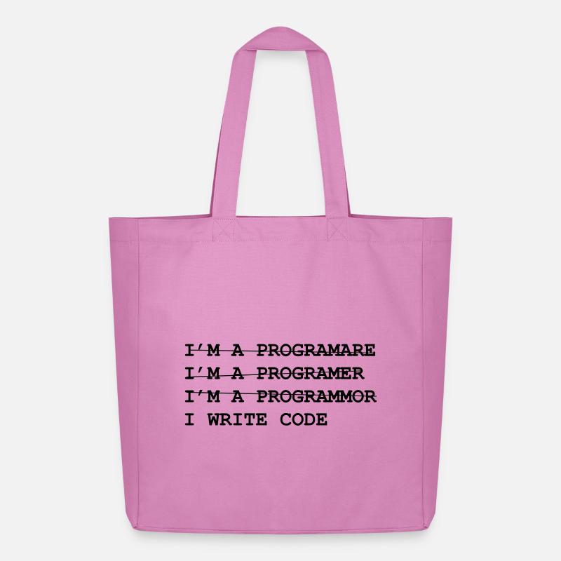 Geek - Midweight recycelter Stoffbeutel von Stanley/Stella - Pink