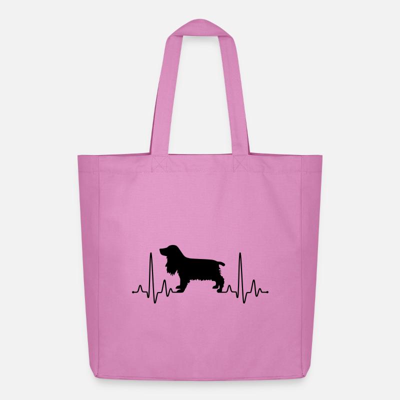 Cocker Spaniel Plus - Midweight recycelter Stoffbeutel von Stanley/Stella - Pink