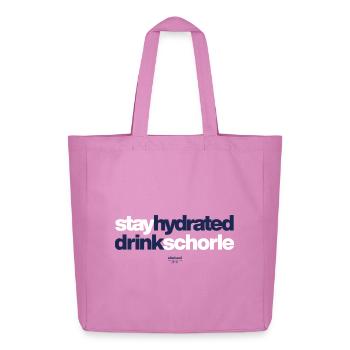 Stay Hydrated Drink Spritzer - Midweight Recycled Tote Bag by Stanley/Stella - pink - Front