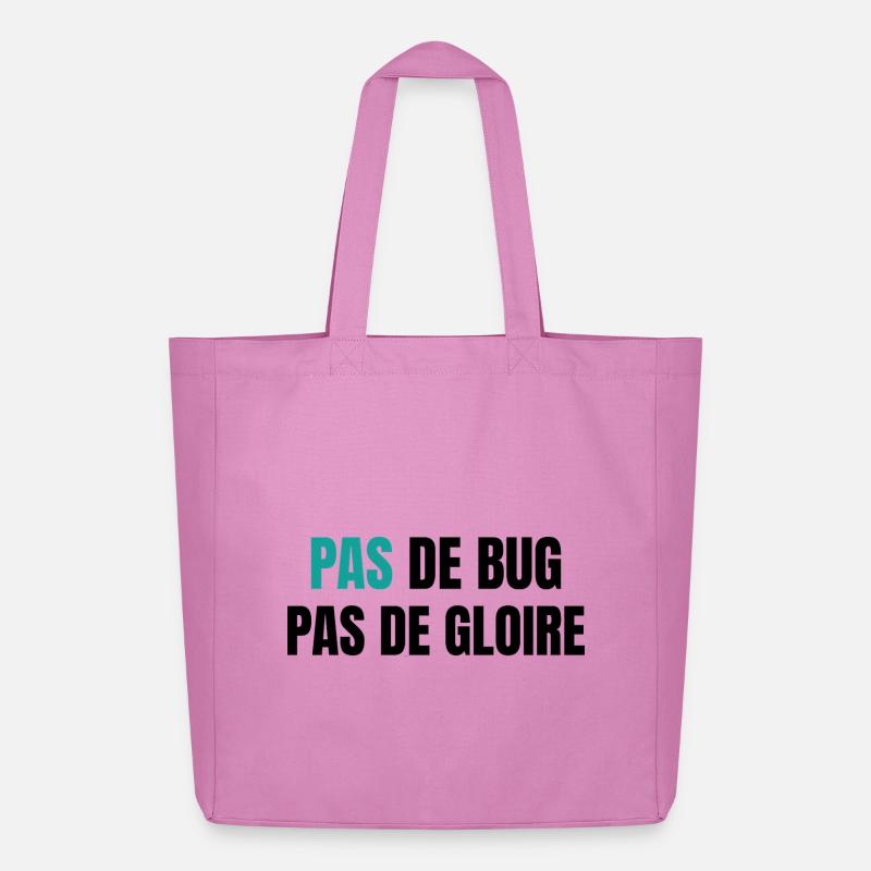 Pas de bug pas de gloire - Midweight recycelter Stoffbeutel von Stanley/Stella - Pink