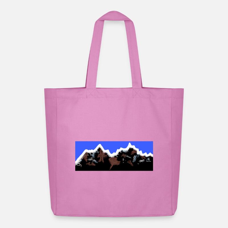Berge  - Midweight recycelter Stoffbeutel von Stanley/Stella - Pink