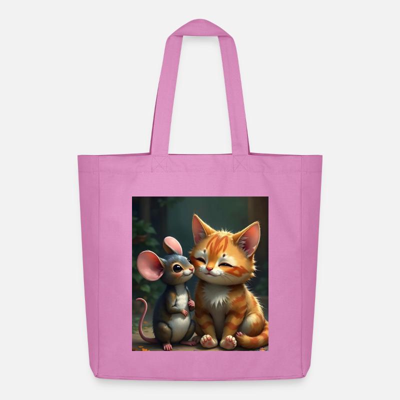 Didimaus69 - Midweight recycelter Stoffbeutel von Stanley/Stella - Pink