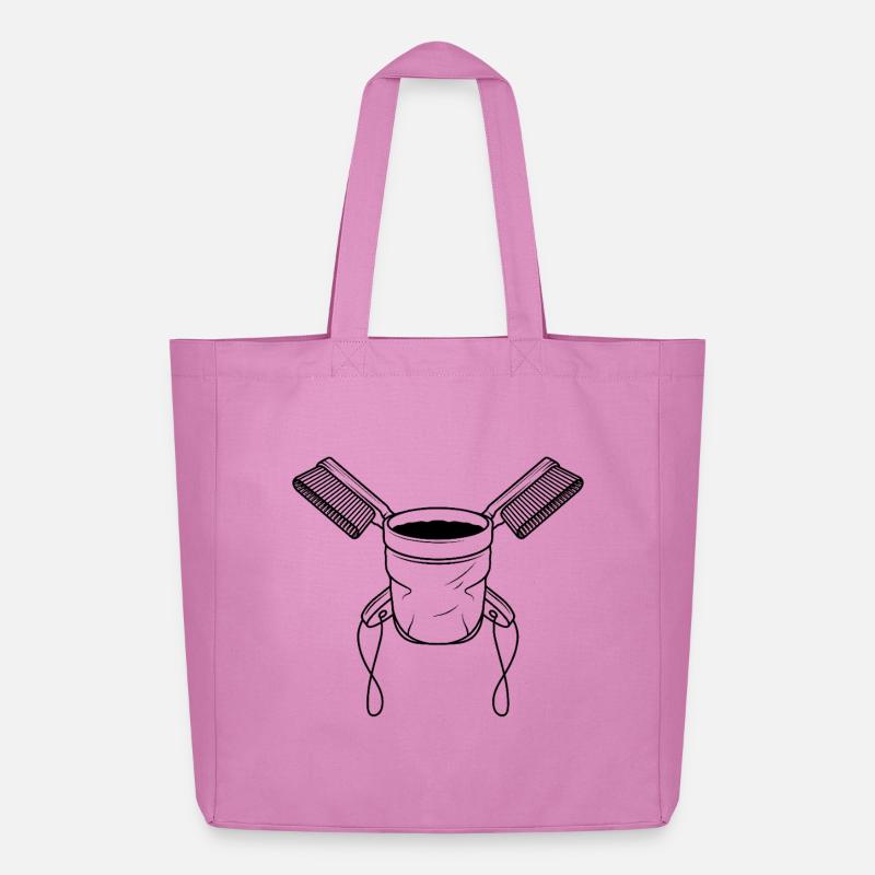 Chalkbag & Brushes - Midweight recycelter Stoffbeutel von Stanley/Stella - Pink
