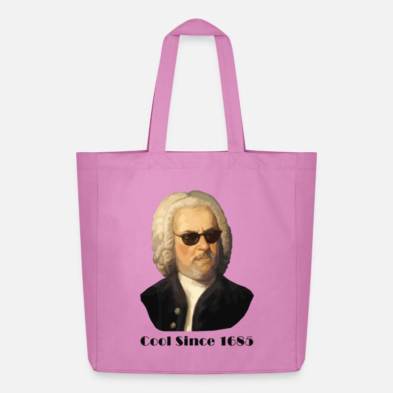 Johann Sebastian Bach – Cool mit Sonnenbrille und - Midweight recycelter Stoffbeutel von Stanley/Stella - Pink