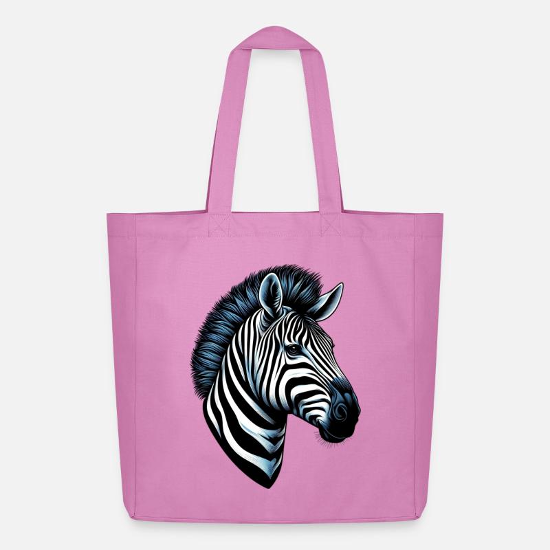 Zebra - Midweight recycelter Stoffbeutel von Stanley/Stella - Pink