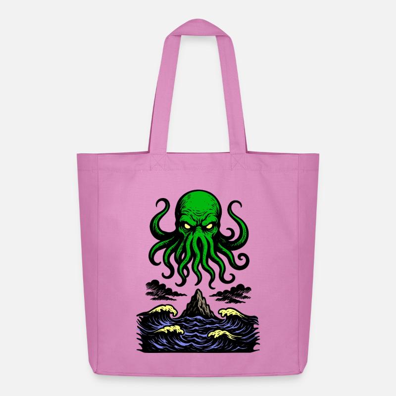 Cthulhu Retro 2 - Midweight recycelter Stoffbeutel von Stanley/Stella - Pink