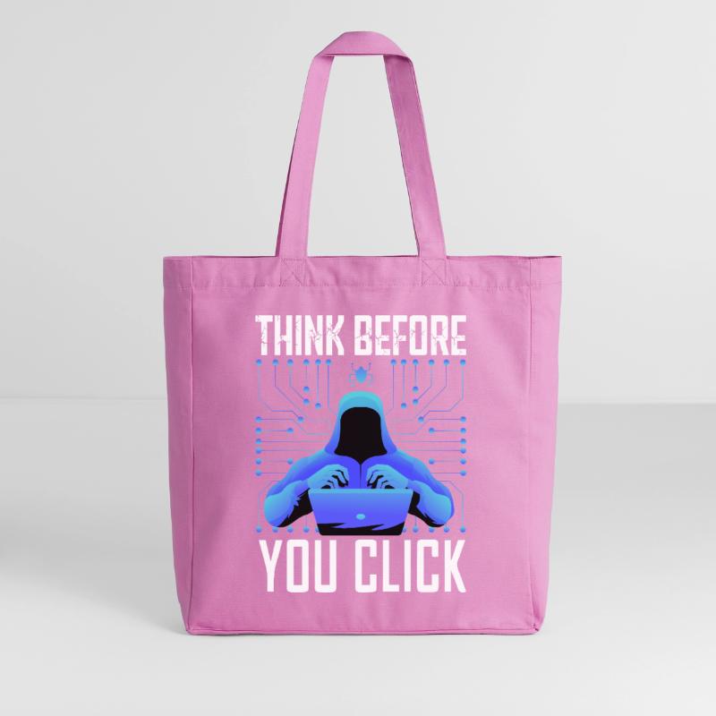 Hacker Hacking Programmer Linux Cybersecurity Data Midweight Recycled Tote Bag by Stanley/Stella