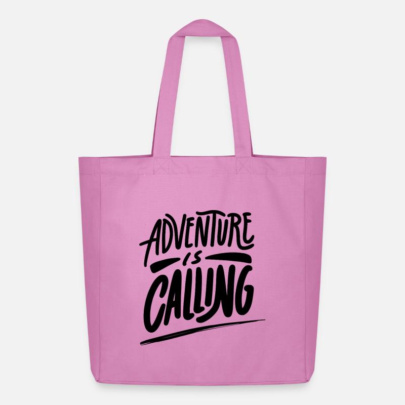 Adventure is calling - Midweight recycelter Stoffbeutel von Stanley/Stella - Pink