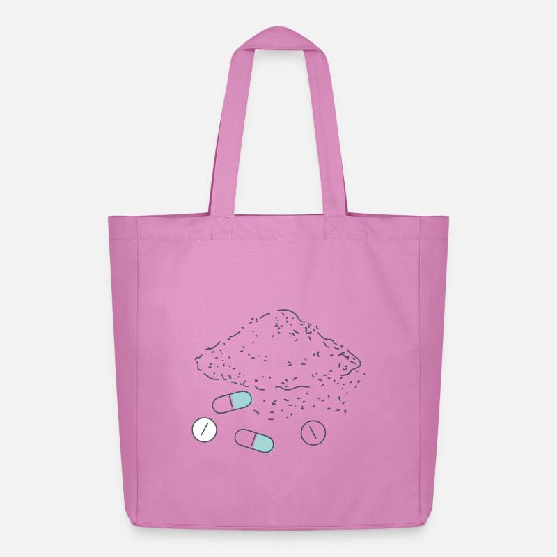 Complément alimentaire Pilules Poudre Comprimés - Tote bag Stanley/Stella Midweight recyclé - rose