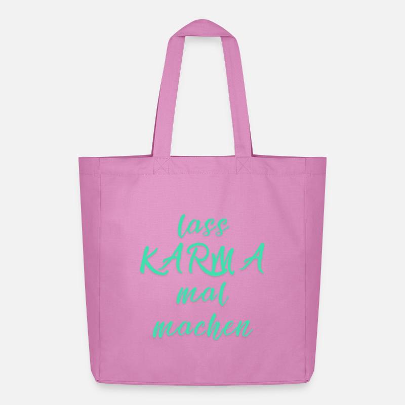 lass KARMA mal machen - Midweight recycelter Stoffbeutel von Stanley/Stella - Pink