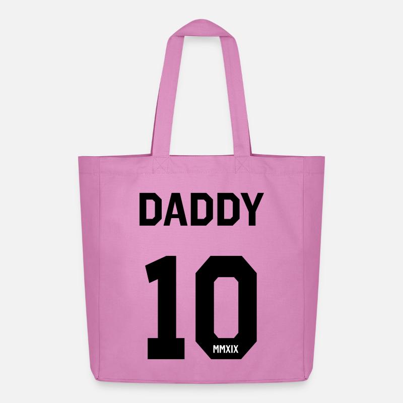Daddy 2019 - Midweight recycelter Stoffbeutel von Stanley/Stella - Pink