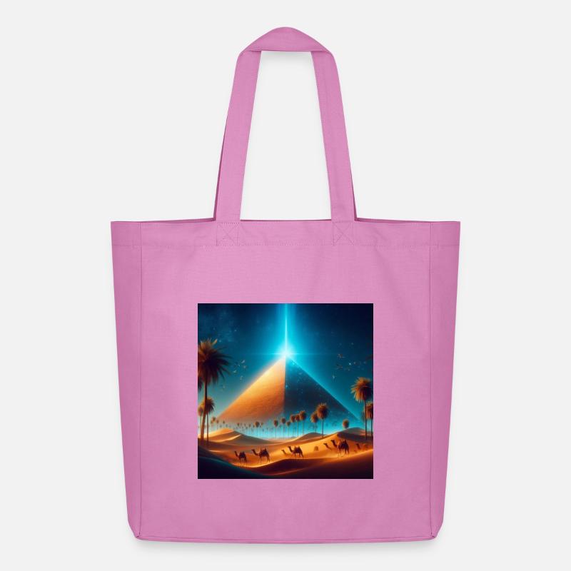 Pyramide 5 - Midweight recycelter Stoffbeutel von Stanley/Stella - Pink