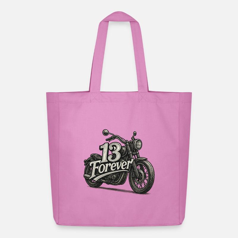 13Motorrad - Midweight recycelter Stoffbeutel von Stanley/Stella - Pink