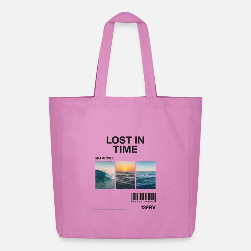 Temps perdu : Triptyque des Vagues de Miami - Tote bag Stanley/Stella Midweight recyclé - rose