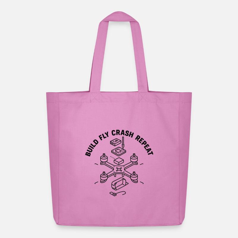 Conception de drones de construction d’aéronefs - Tote bag Stanley/Stella Midweight recyclé - rose